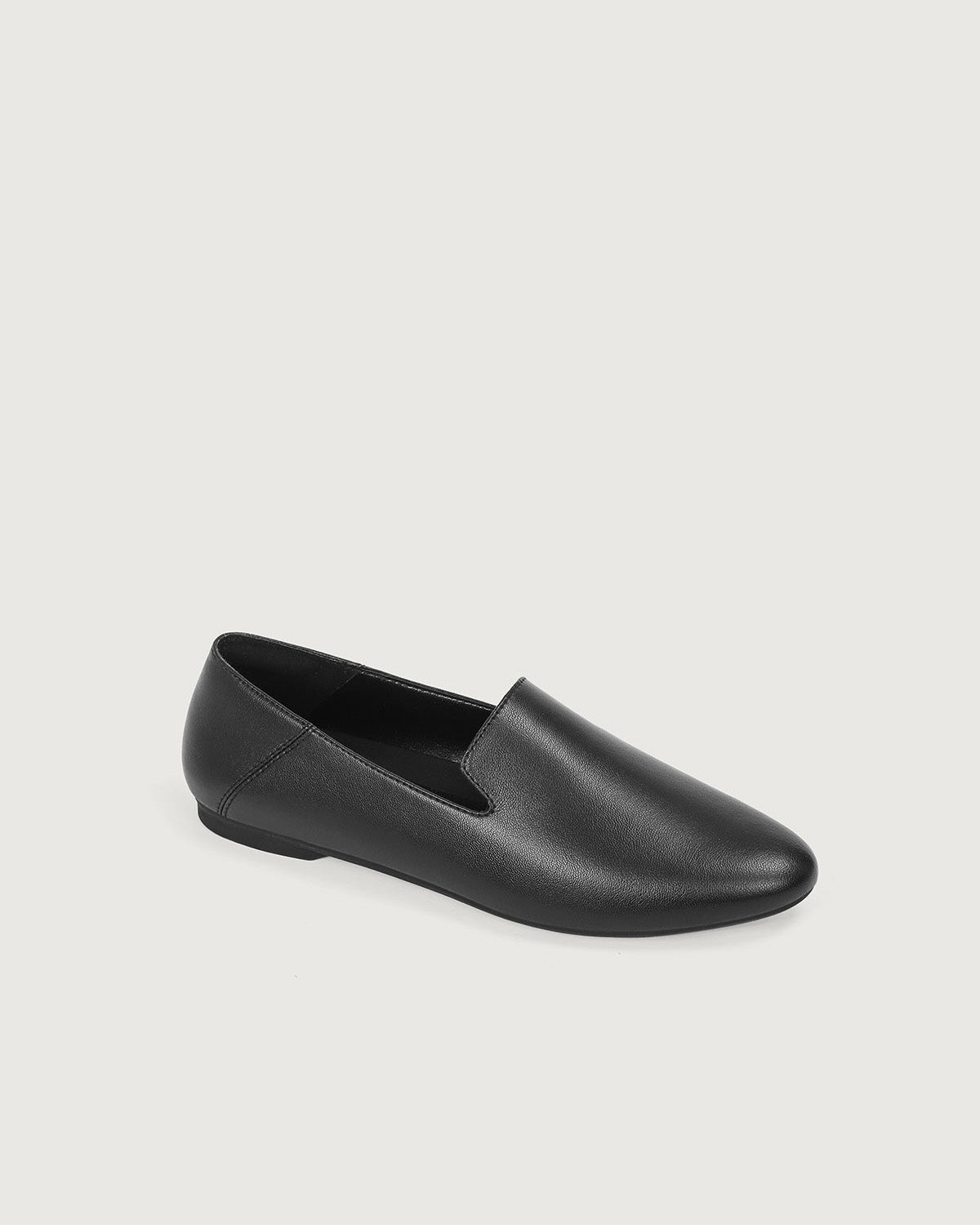 Enfiis Siyah Mikrofiber Loafer Babet