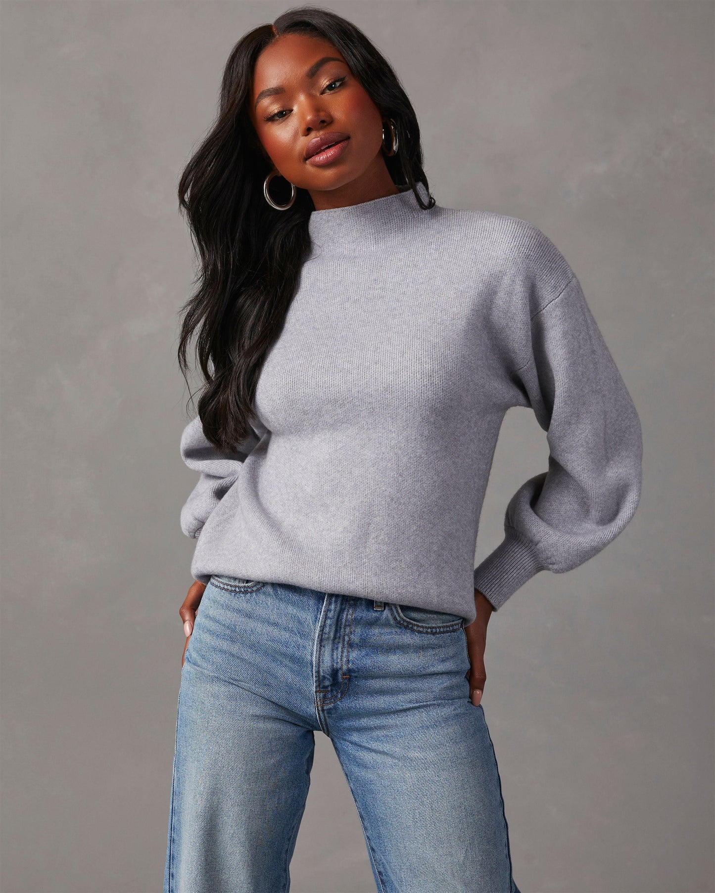 Revolense™ Amsterdam Mock Neck Sweater