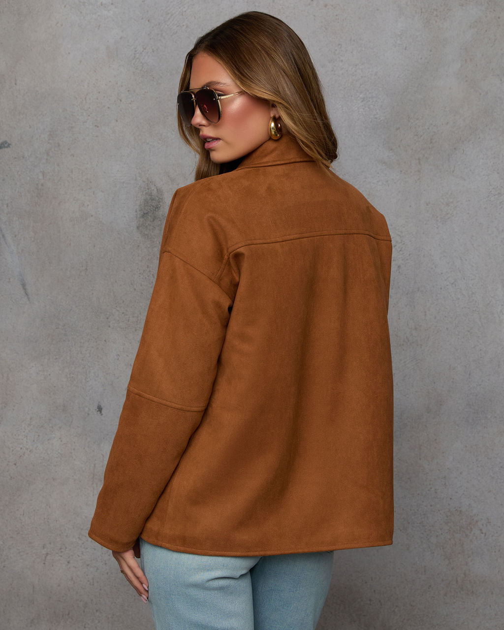 Revolense™ Inviting Feels Suede Shacket