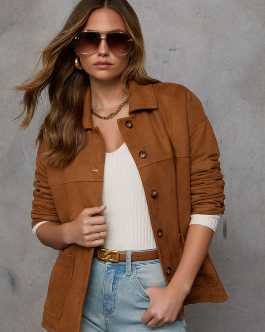 Revolense™ Inviting Feels Suede Shacket