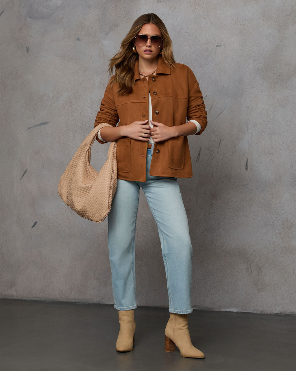 Revolense™ Inviting Feels Suede Shacket