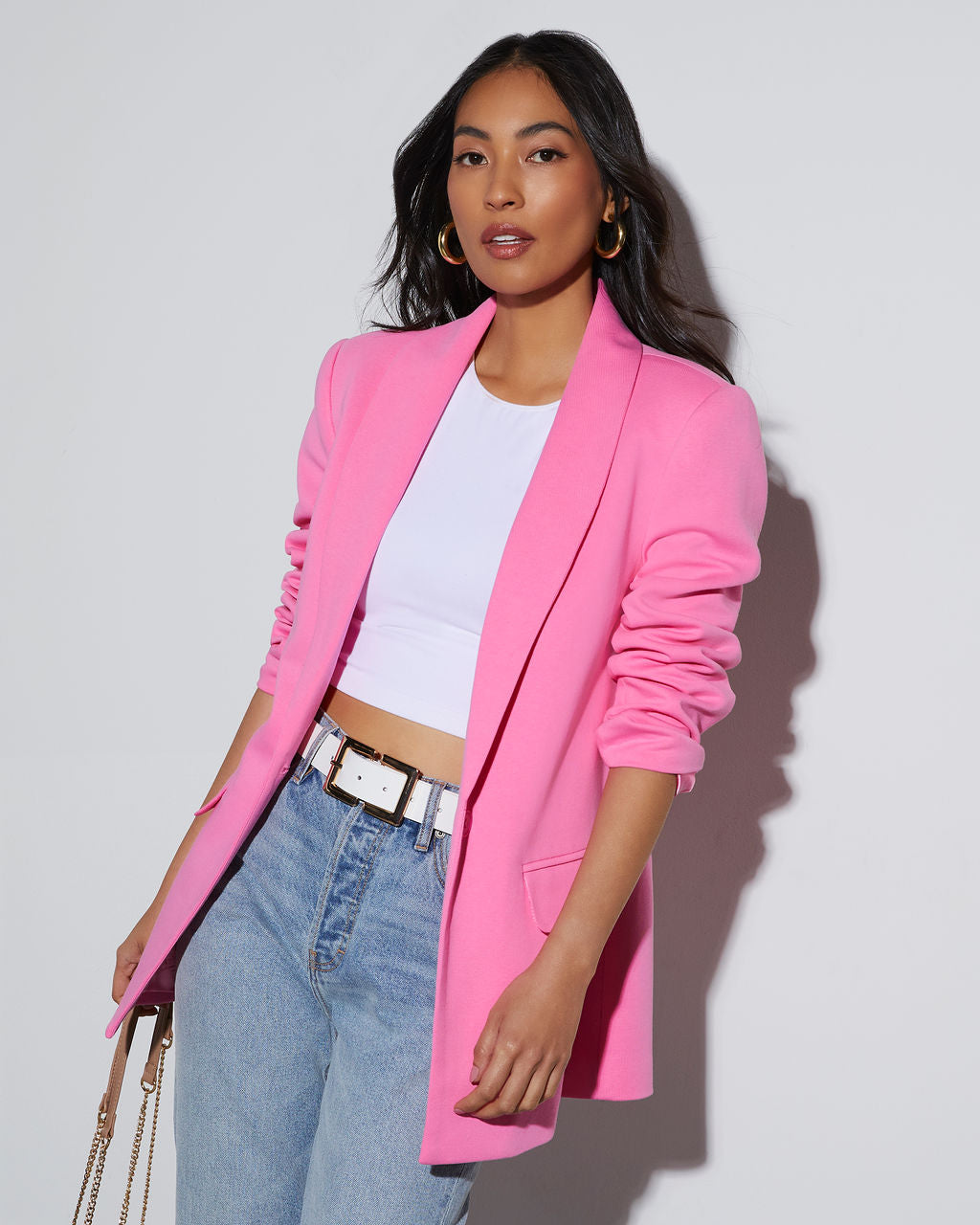 Revolense™ Beaming Cotton Pocketed Blazer