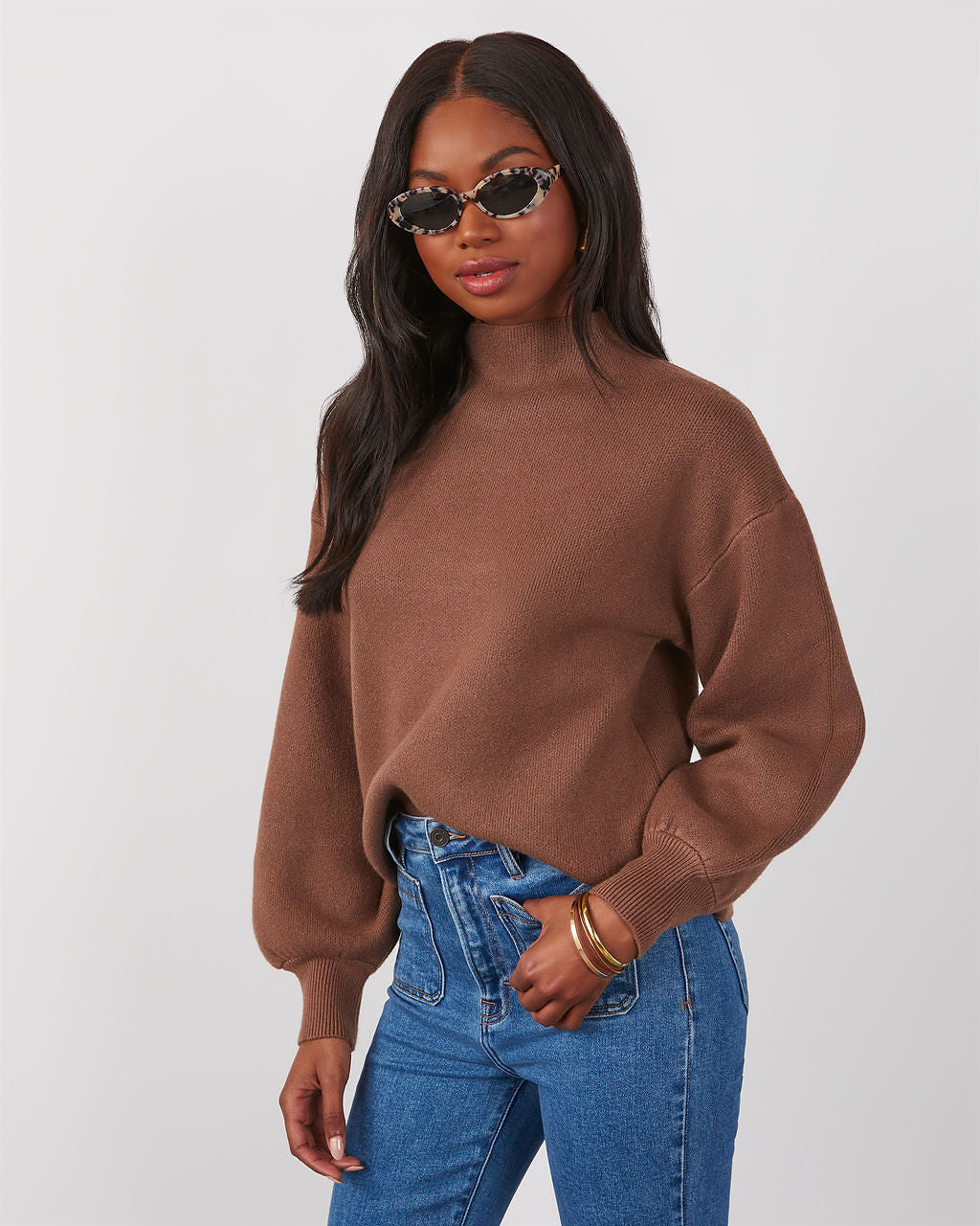 Revolense™ Amsterdam Mock Neck Sweater