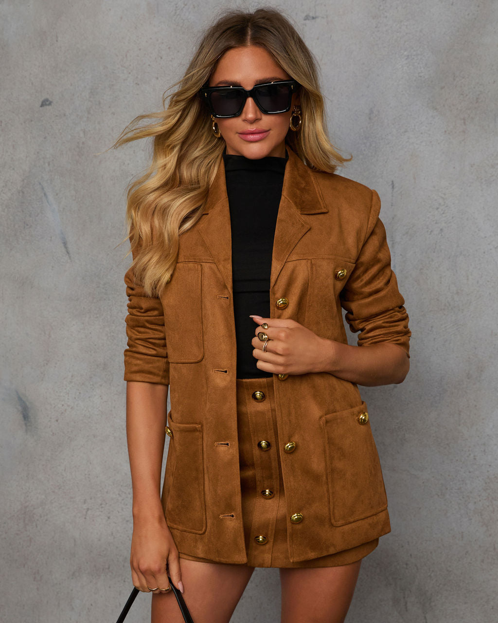 Revolense™ Fit Me In Oversized Faux Suede Jacket