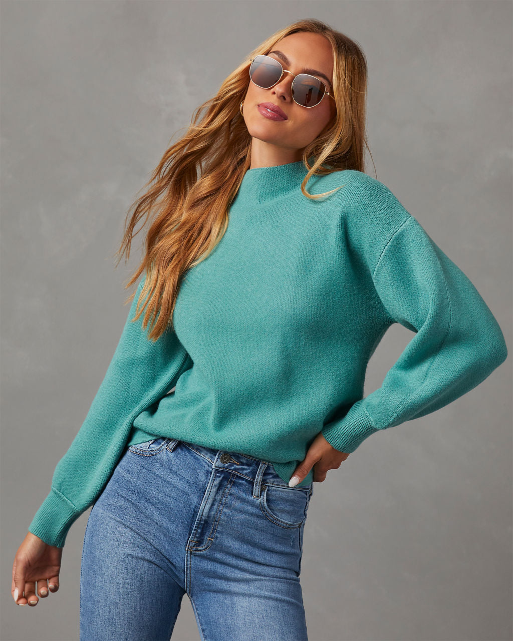 Revolense™ Amsterdam Mock Neck Sweater