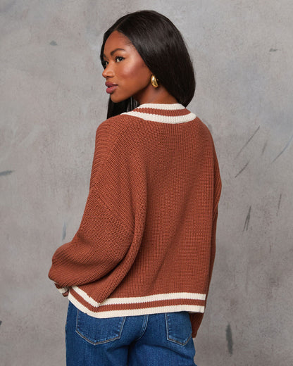 Revolense™ Danielle Oversized Varsity Sweater