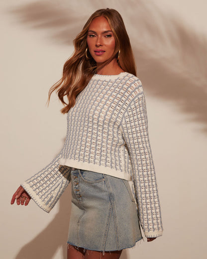 Revolense™ Amani Wide Sleeve Gingham Pullover