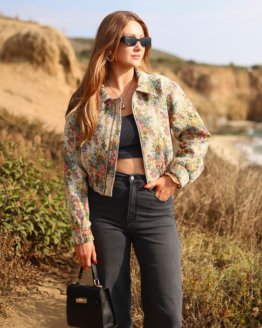 Revolense™ Garden Fantasy Floral Tapestry Jacket