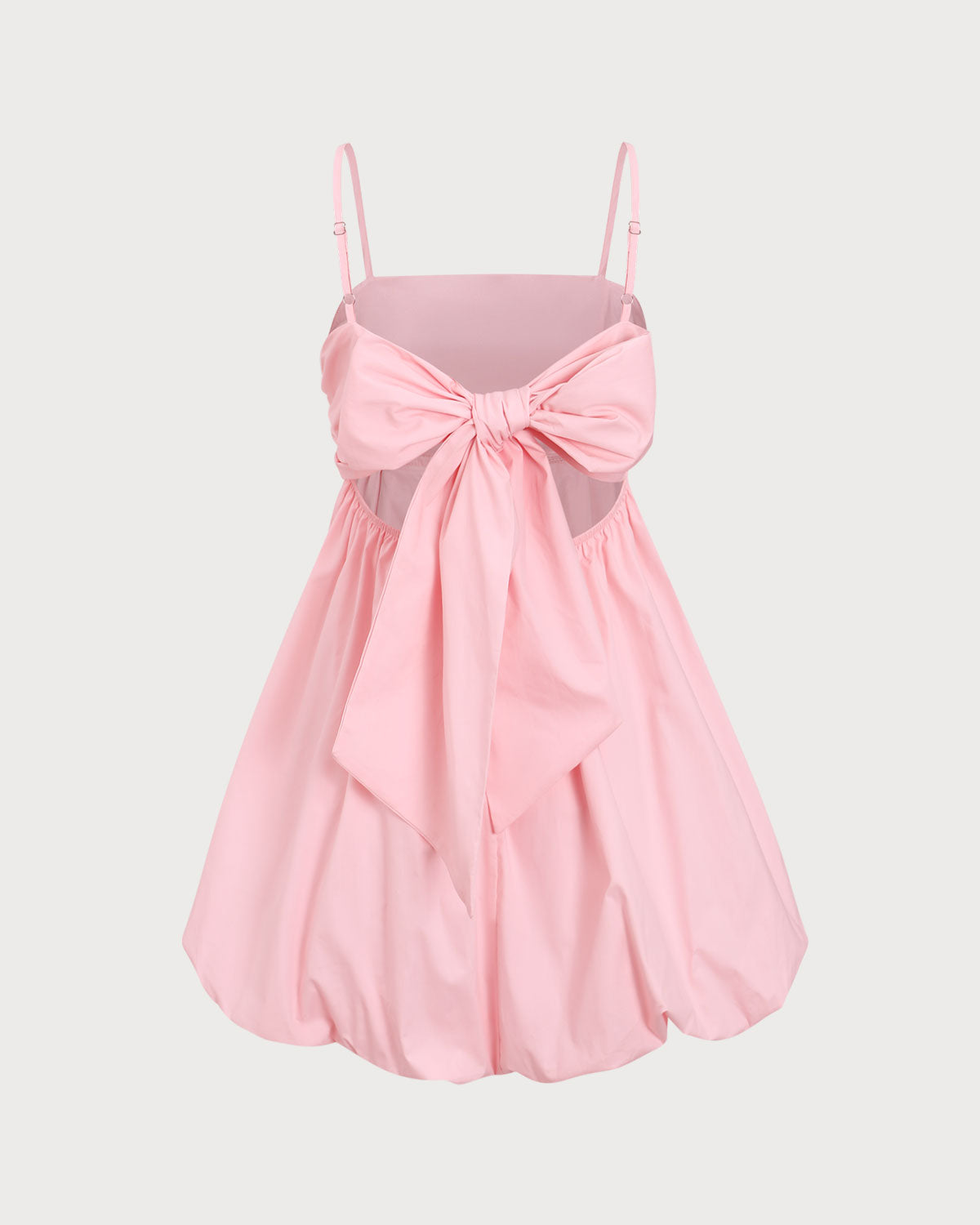 Pembe Fiyonklu Dantelli Slip Mini Elbise